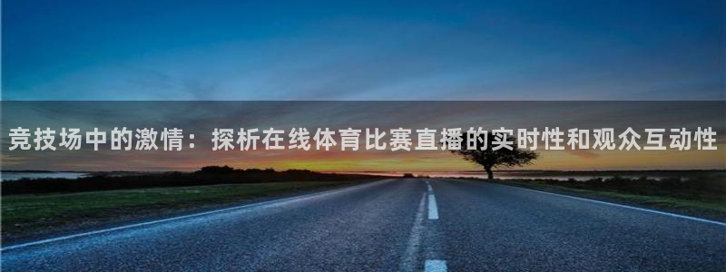 竞技场中的激情：探析在线体育比赛直播的实时性和观众互动性